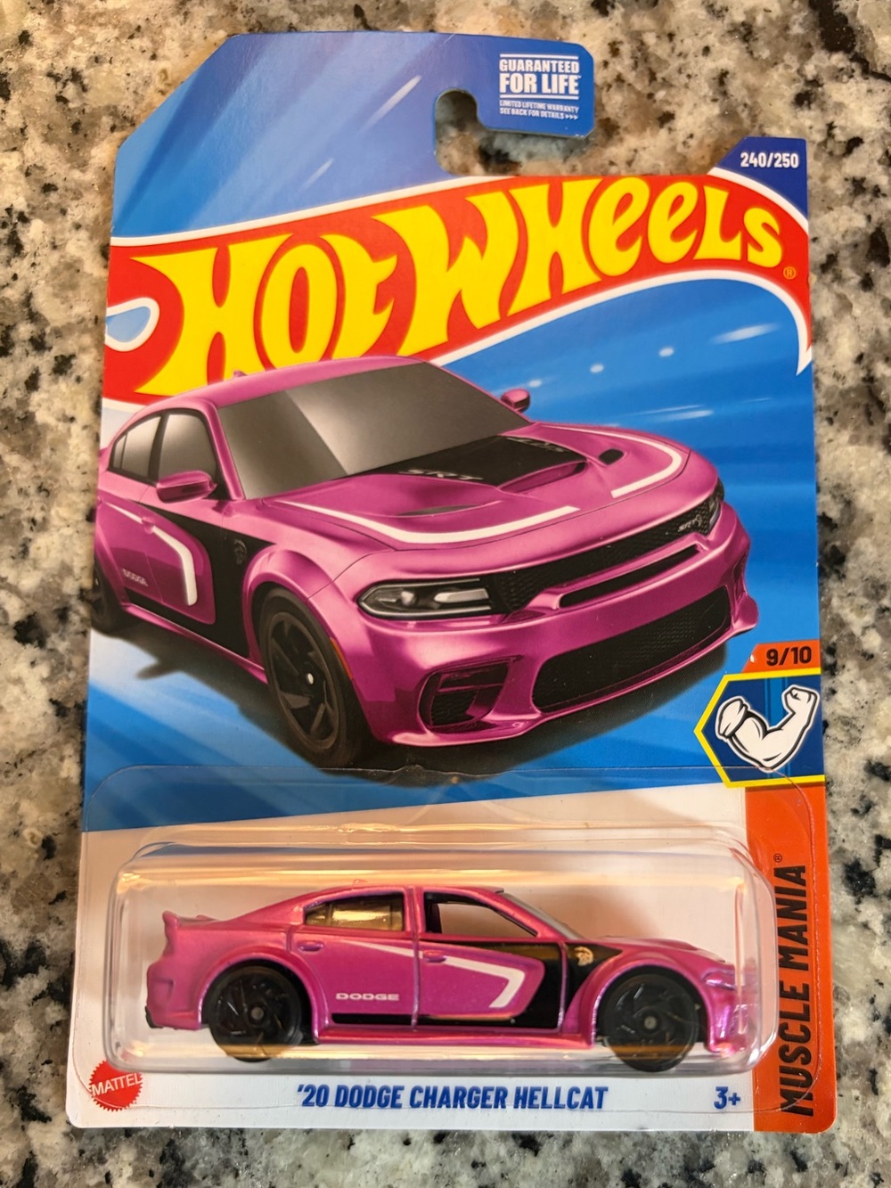 Hot Wheels '20 Dodge Charger Hellcat - Pink Die-Cast Toy Car